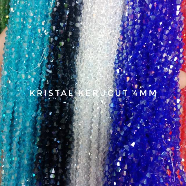 Kristal  kerucut 4mm