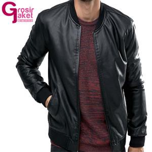 Unik Jaket Kulit Bomber Pria   Grosir Jaket Kulit GJK0022901 Berkualitas