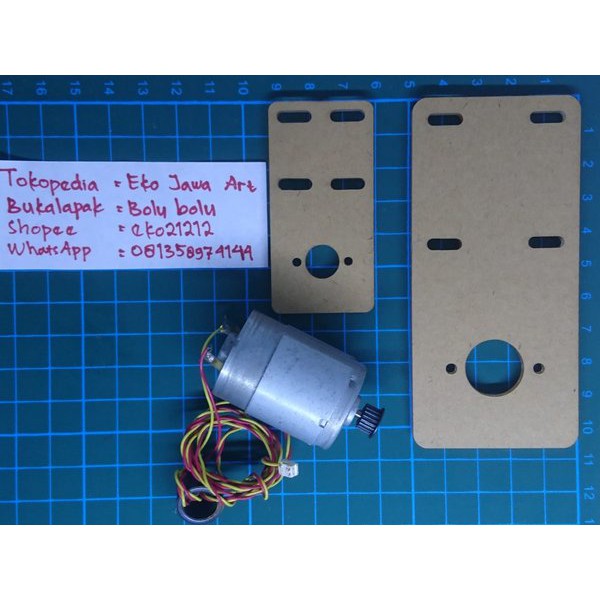 Bracket Dinamo dc 775 dan dinamo printer - Mounting dinamo - Dudukan dinamo  L-Shaped Fixed Bracket