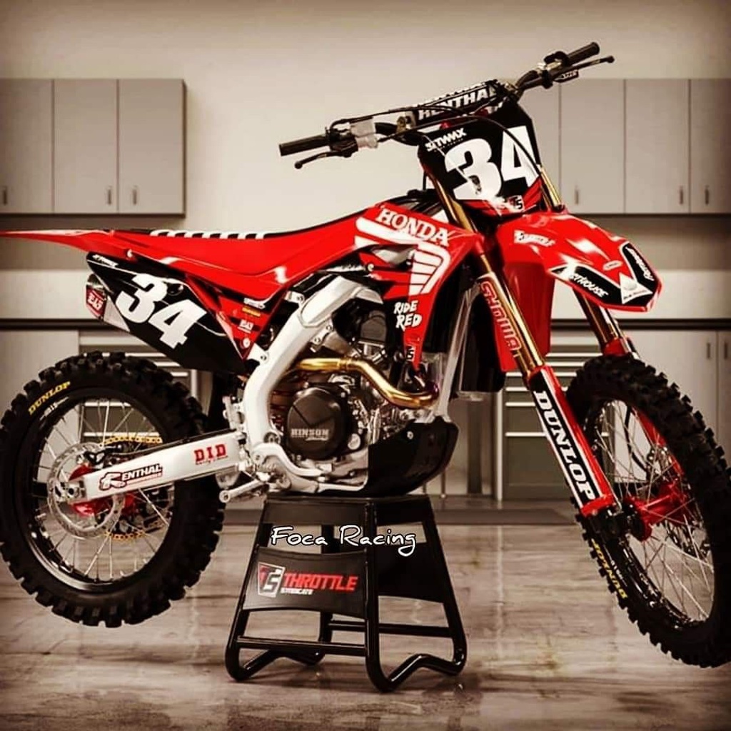 dekal Crf fullbody MERAH HITAM stiker CRF 150 L FULLBODY desain suka suka