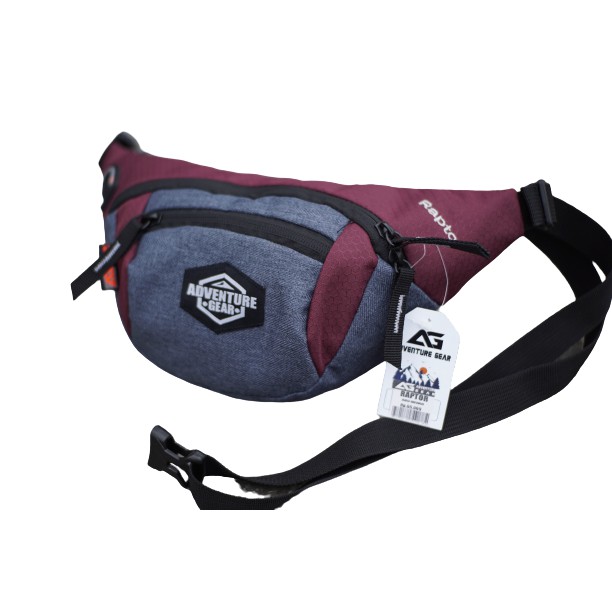 tas pinggang waistbag waist bag adventure gear raptor