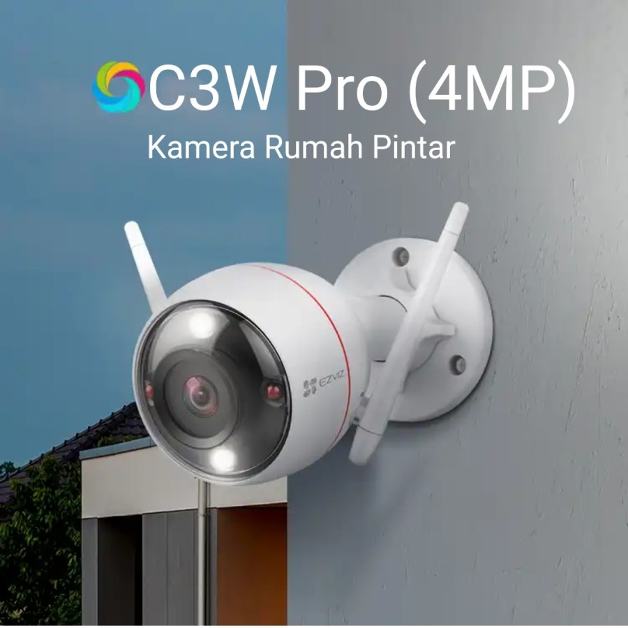 C3W-PRO 4MP EZVIZ OUT DOOR Smart Wireless IP Camera CCTV GARANSI RESMI 100% ORIGINAL