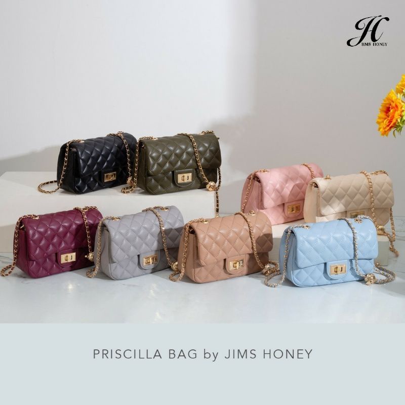 Jimshoney Priscilla Bag / Jims Honey Priscilla Bag / Priscilla Bag Jimshoney / Tas Wanita / Slingbag