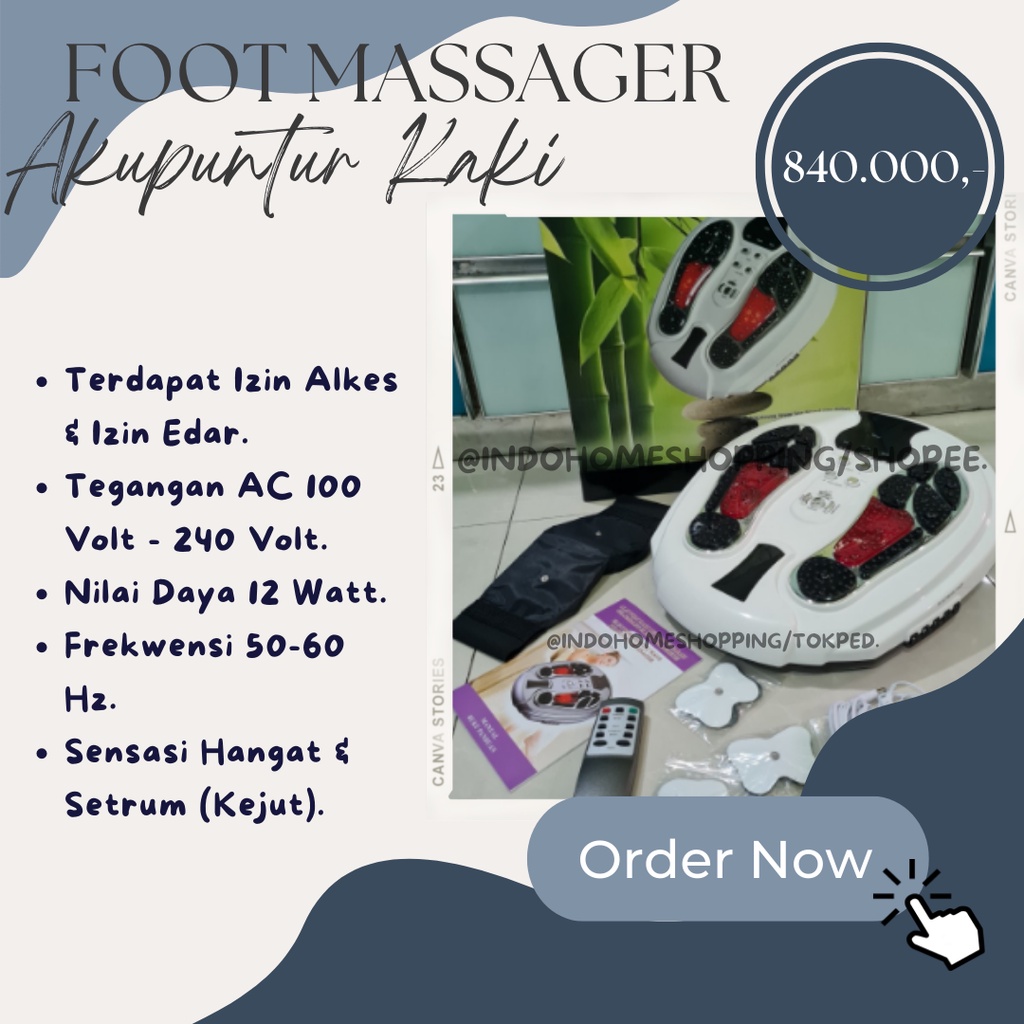 ALAT PIJAT KAKI MULTYFUNGSI AKUPUNTUR KAKI