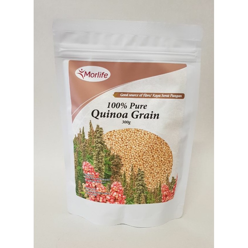 

Morlife 100⎕ure Quinoa Grain 300 gr / Quinoa / MPASI / Gluten Free