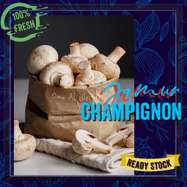 

RB JAMUR CHAMPIGNON / FRESH CHAMPIGNON MUSHROOM PER 250 GR