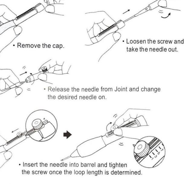 

➥ Magic embroidery pen pena jahit sulam diy ✼