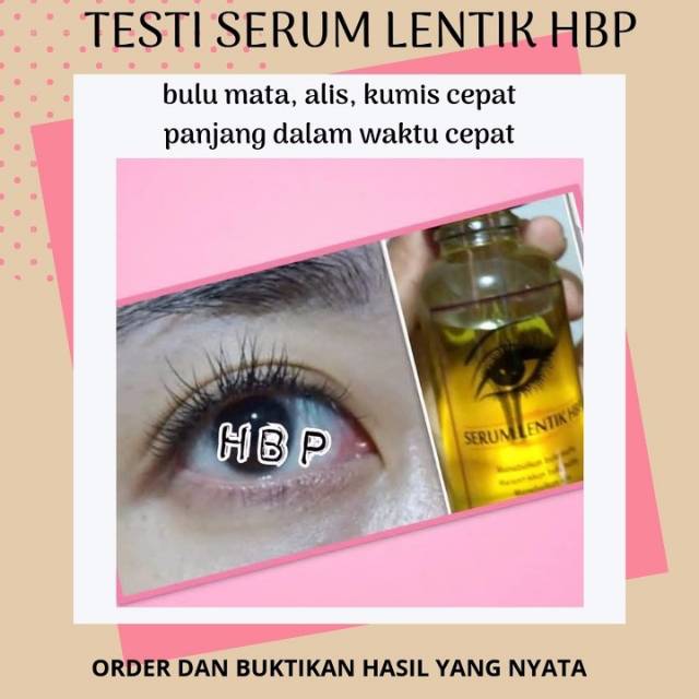 Serum Lentik Hbp Menumbuhkan Bulumata Dan Alis Tercepat Shopee Indonesia