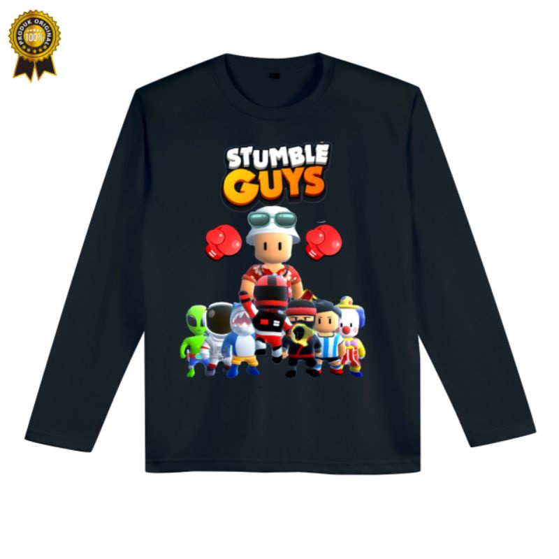 BAJU KAOS ANAK STUMBLE GUYS UNISEX LENGAN PANJANG BAHAN PREMIUM