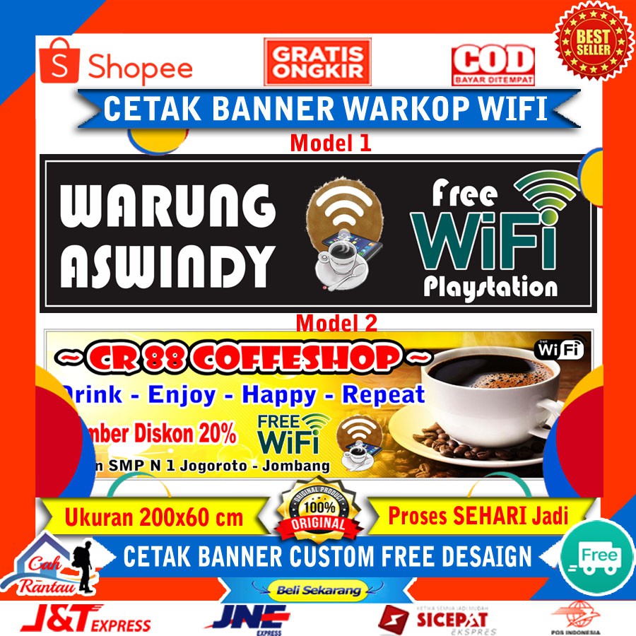 Contoh Spanduk Warkop Free Wifi - 10 Contoh Desain Spanduk ...