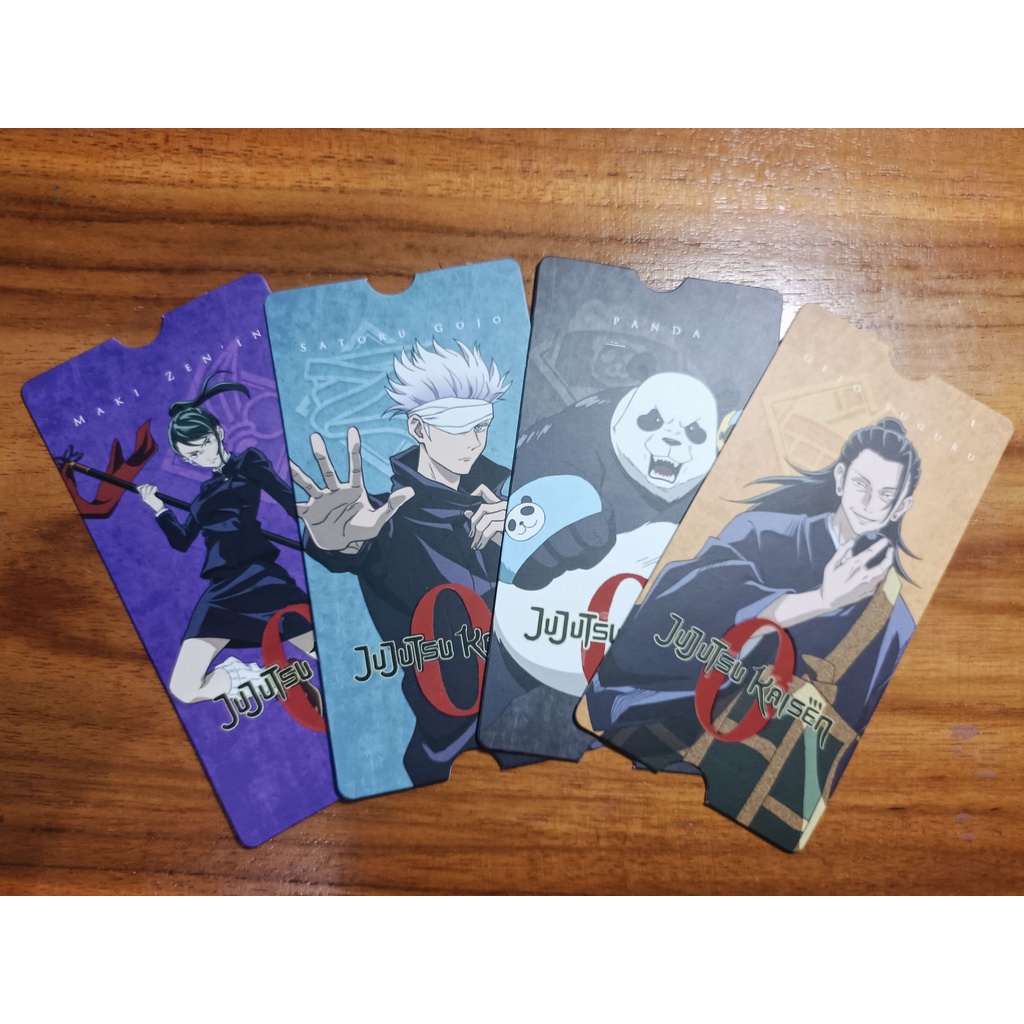 Collectible Ticket Jujutsu Kaisen 0 CGV/Kartu ID Toge