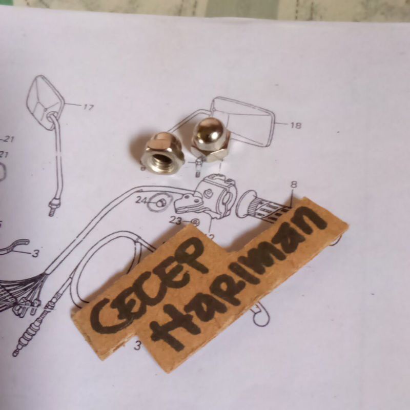 Mur Saklar Holder Kiri Honda Win100 Glpro Glmax