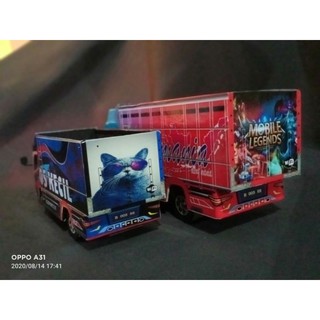 miniatur Truk Oleng Mania jumbo P42 variasi lampu dan 