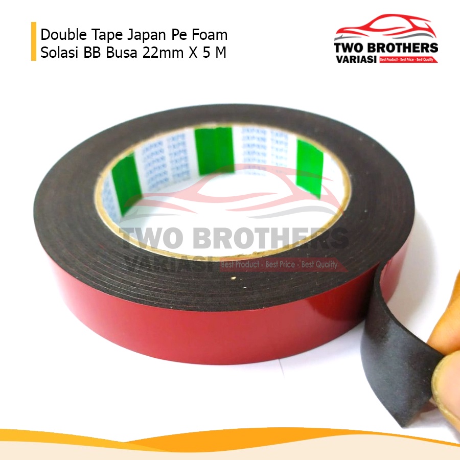 Double Tape Japan Pe Foam Solasi BB Busa 22mm x 5 M