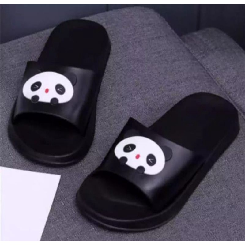 sandal selop wanita motif panda