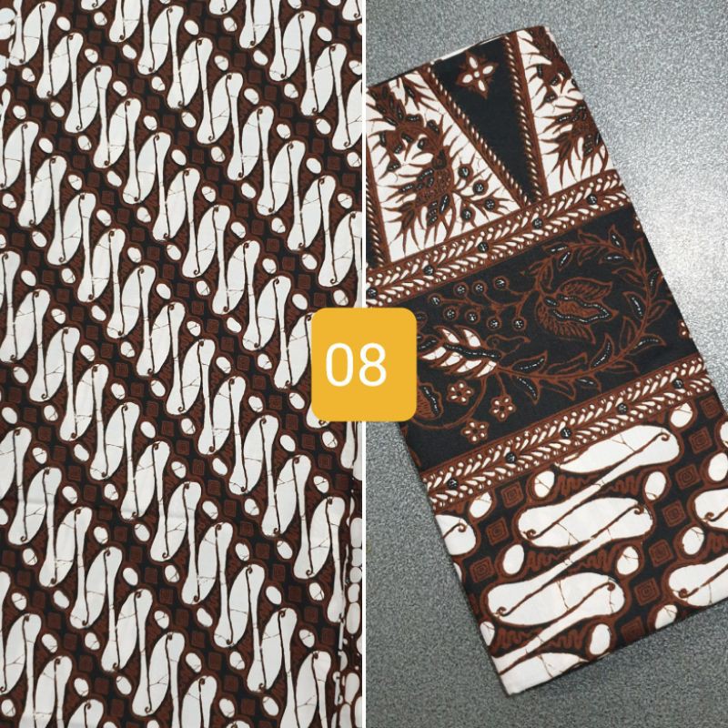 Kain Sarung H.SANTOSO A Batik Jogja Klasik - SARUNG JOGJAAN PUTIH-08