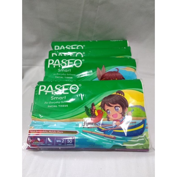 Paseo Smart Facial Travel Pack 50 Sheet