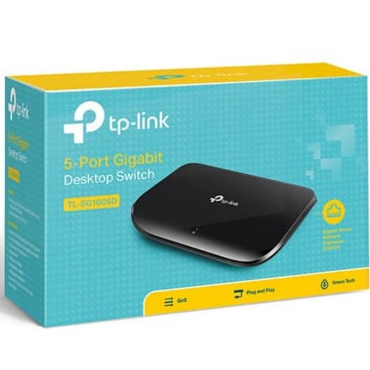 Tp-Link TL-SG1005D 5 Port Gigabit Desktop Switch Hub