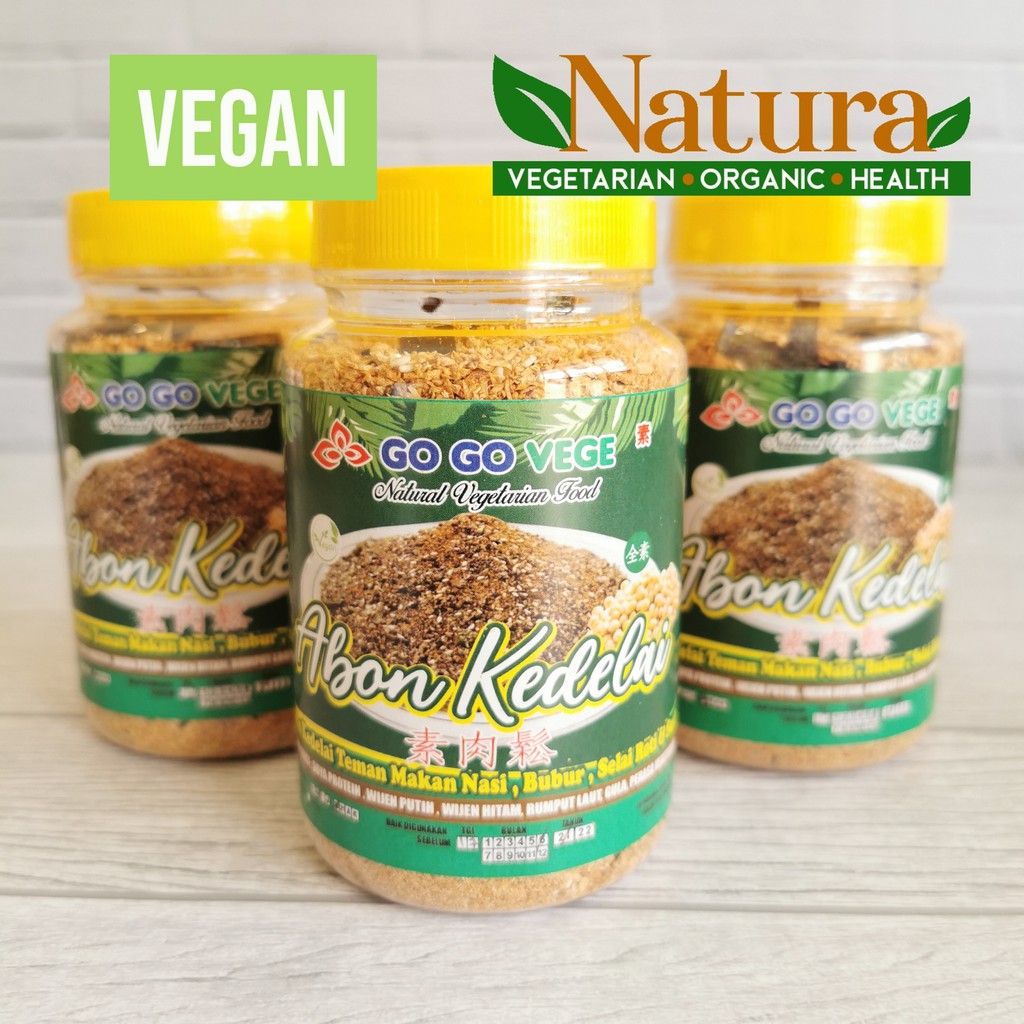 

Go Go Vege Abon Kedelai Vegetarian Vegan