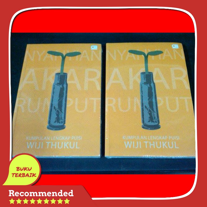 jual buku nyanyian akar rumput( soft cover ) oleh wiji thukul ori original asli murah