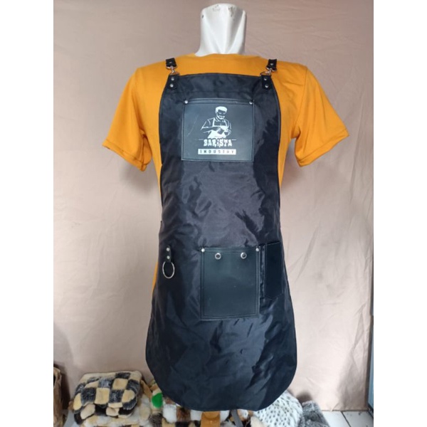 apron barista keren/ celemek barbershop premium