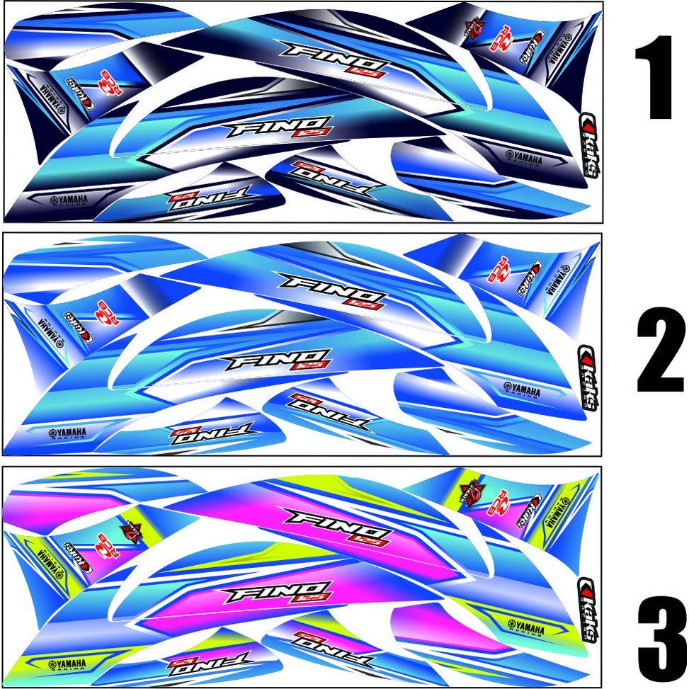 FINO NEW STRIPING MOTIF MOTOR MIO FINO FI VARIASI STRIPING CUSTOM FINO LIS STIKER
