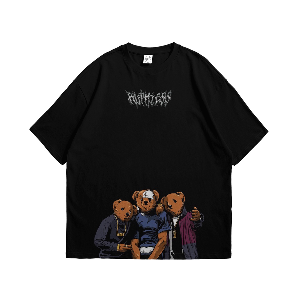PROMO kaos oversize RUTHLESS BEAR FIGHTER