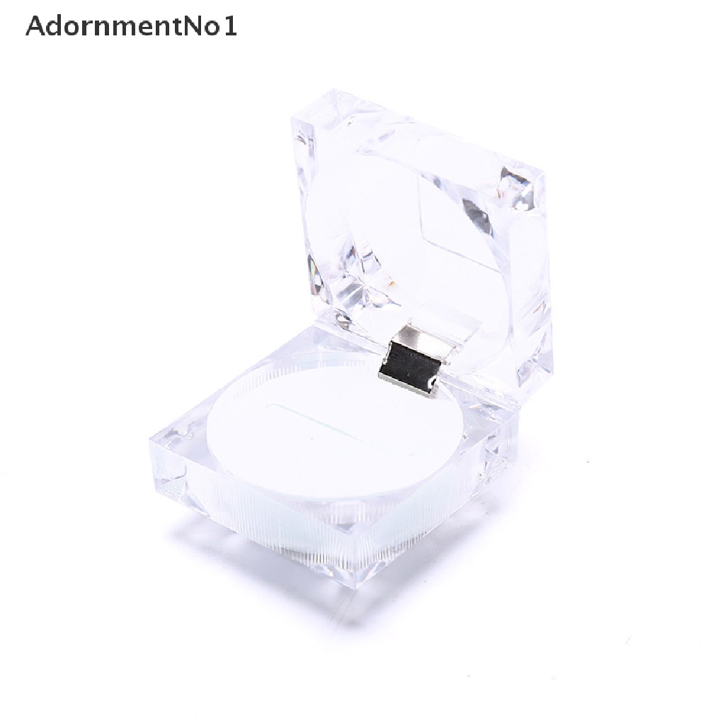 [AdornmentNo1] Transparent Acrylic Ring Holder Wedding Engagement Packaging Jewelry Gift Box [new]