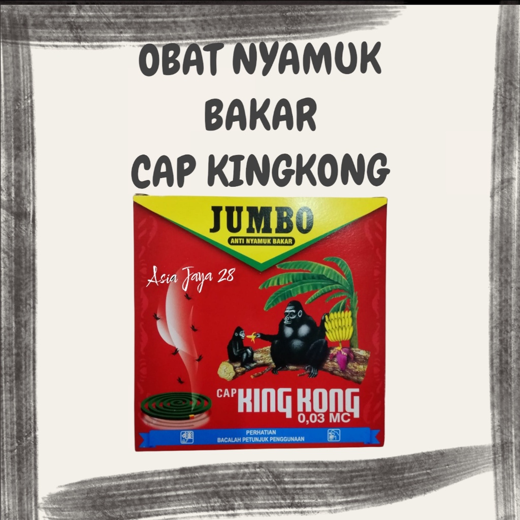 OBAT NYAMUK BAKAR CAP KINGKONG JUMBO ISI 5 PCS