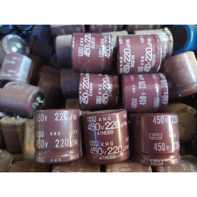 Elco 220uf 450V Original Cabutan