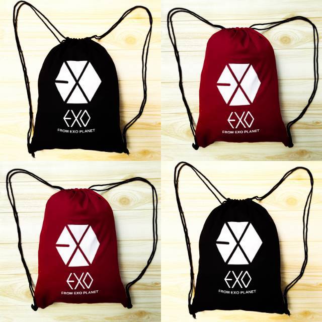 Stringbag Tas serut EXSO kpop / korea || kiiyoomii ||