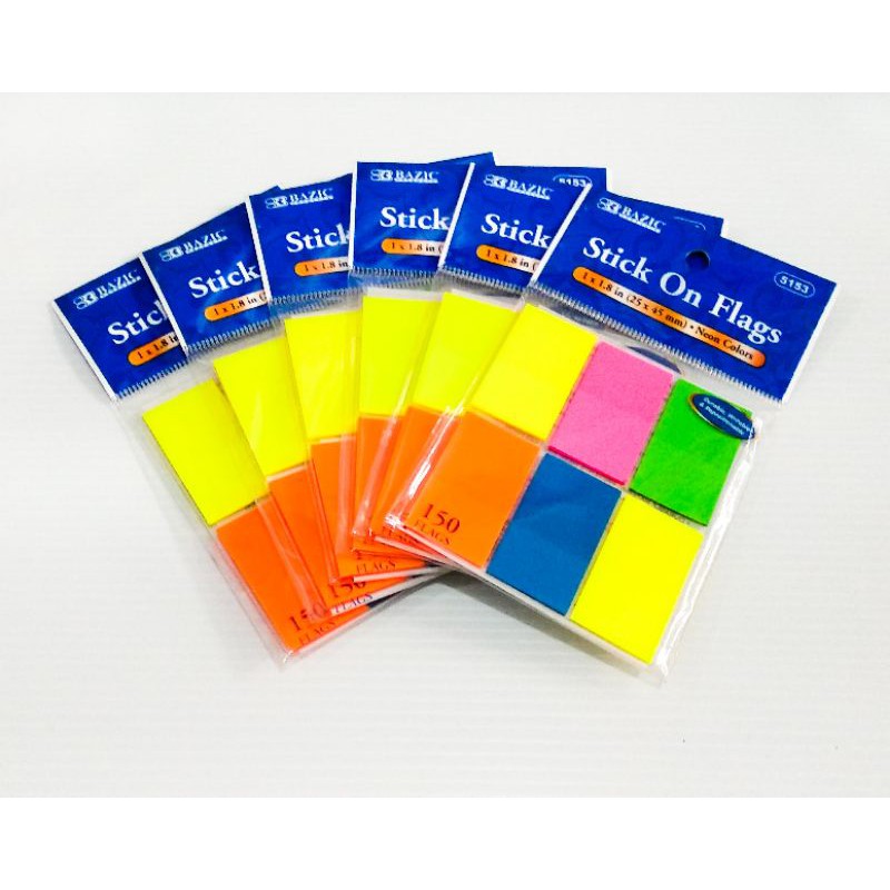 

Post It Bazic Stick On Flags 5153 6 warna