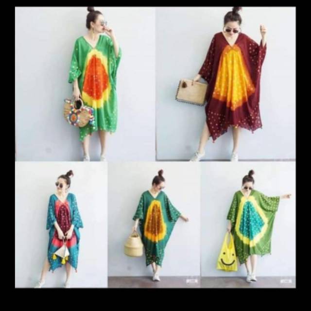 Daster jumputan jumbo