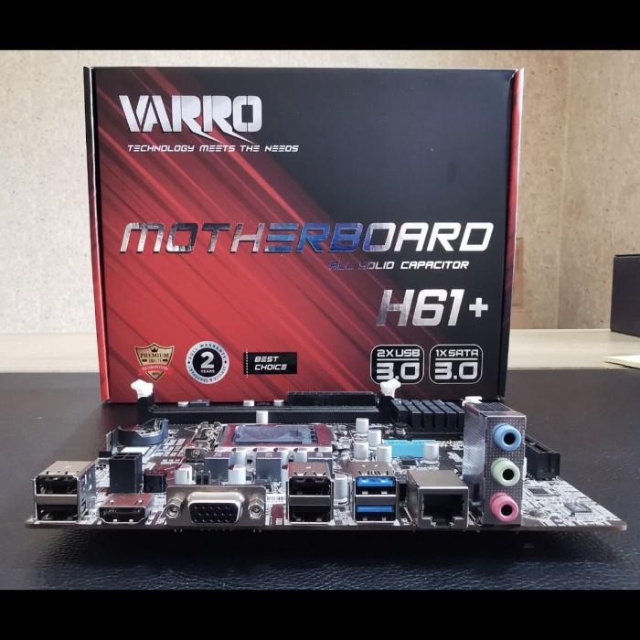 MOTHERBOARD LGA 1155 H61 DDR3 BARU - Merek VARRO ada HDMI