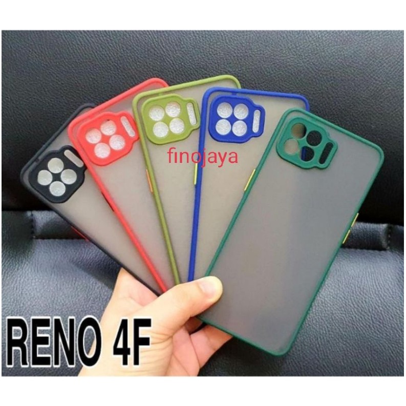 Case Aero My Choice Reno 4F F17 Silikon Dove pelindung Camera