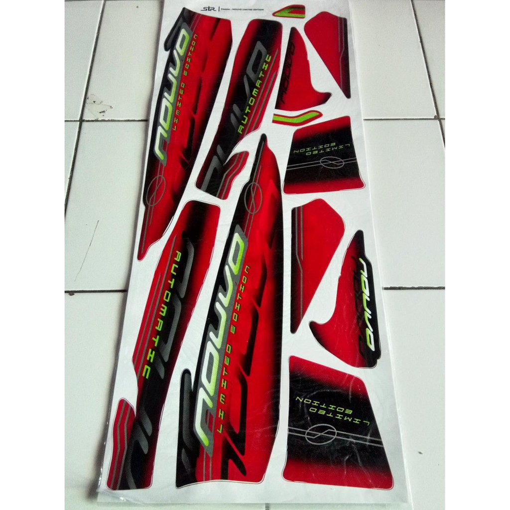 Aksesoris Striping Stiker Lis Variasi Motor Yamaha Nouvo Lele - Nouvo Limited Edition - 1