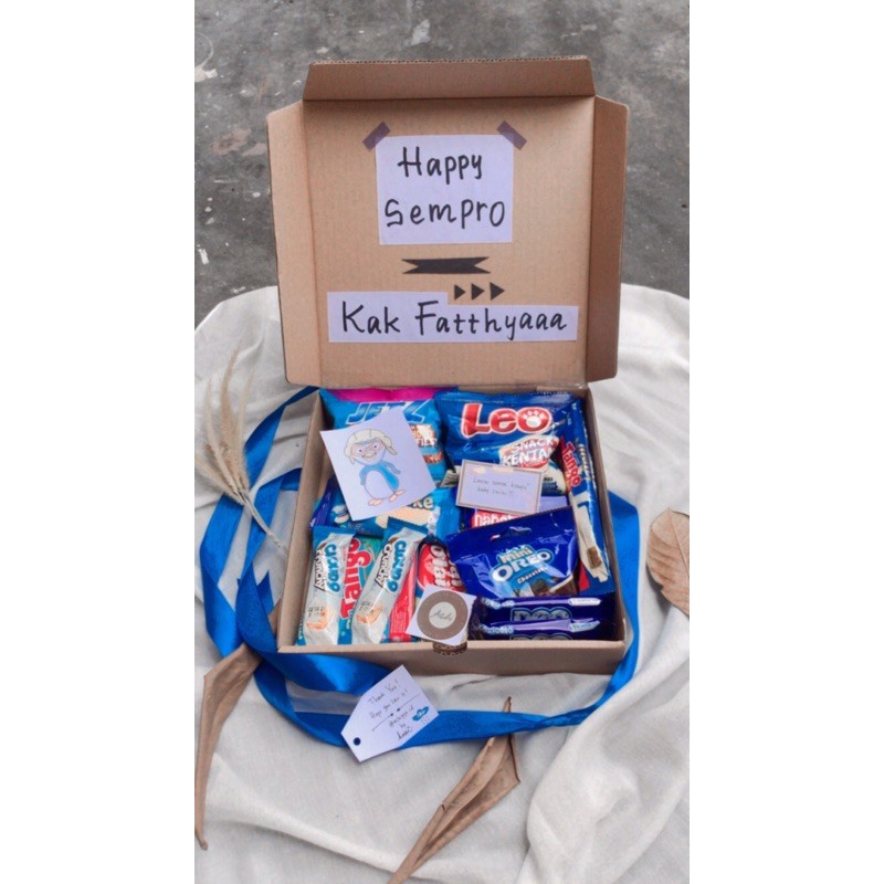 

SNACK BOX GIFT | ONE COLOR BLUE EDITION | ACHIGIFT.ID