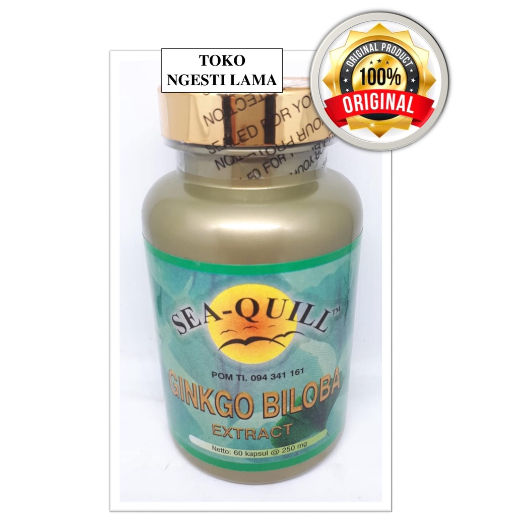 Seaquill sea quill ginkgo biloba extract isi 60 daya ingat