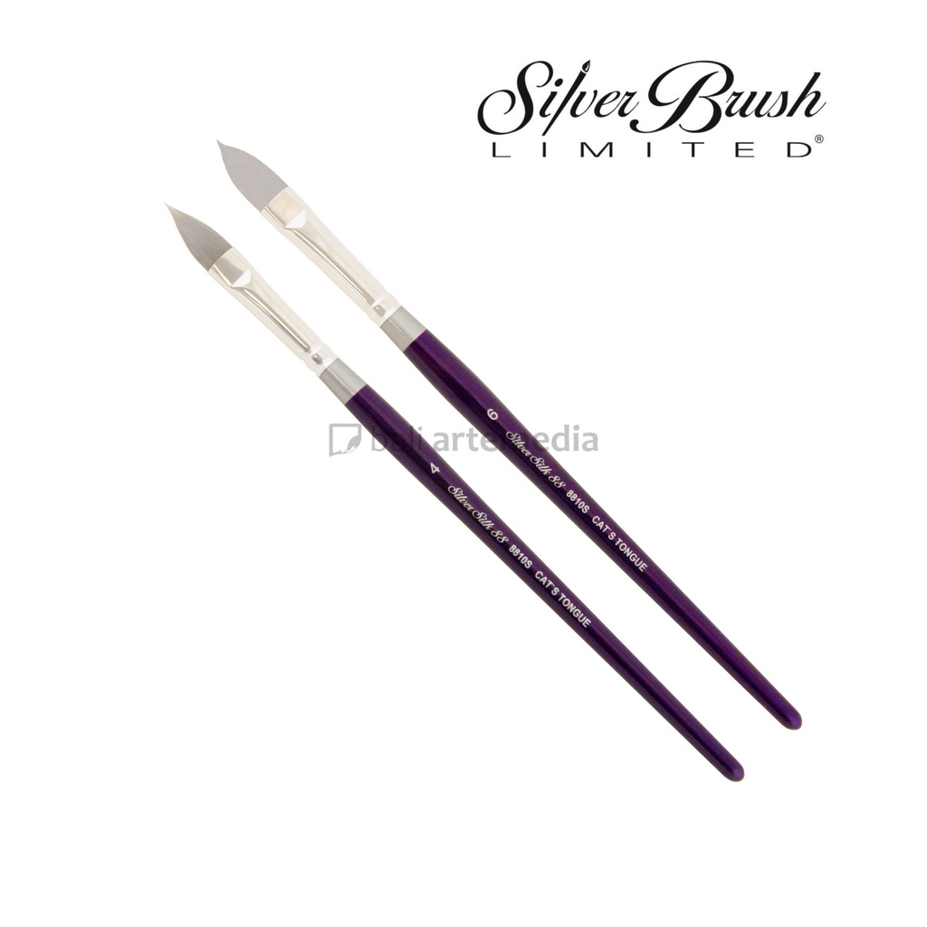 Kuas Lukis Perlengkapan Melukis Silver Brush Silk 88 - Cat's Tongue 8810S Terlaris Termurah By Bali Artemedia