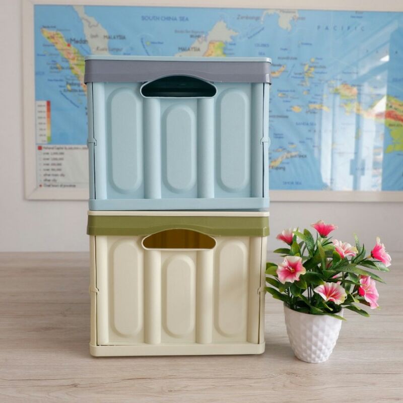 Keranjang Lipat Besar/ Box Container Lipat Besar Portable Serbaguna 2679