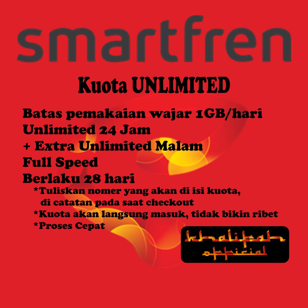 Kuota Smartfren Unlimited 28 Hari Langsung Masuk