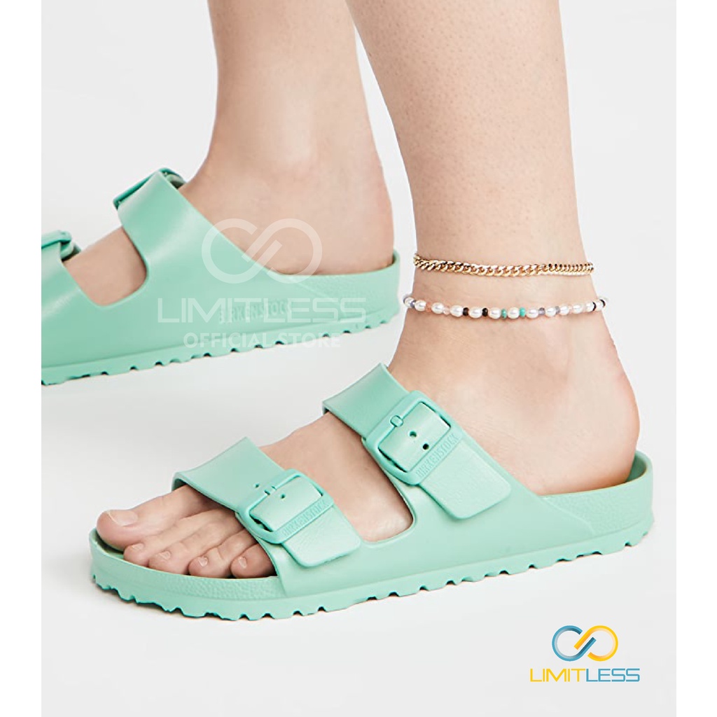 Sandal Wanita Birken Limitless Sendal Cewek Slip On Sandal Wanita Selop Sendal Rumahan Wanita Empuk