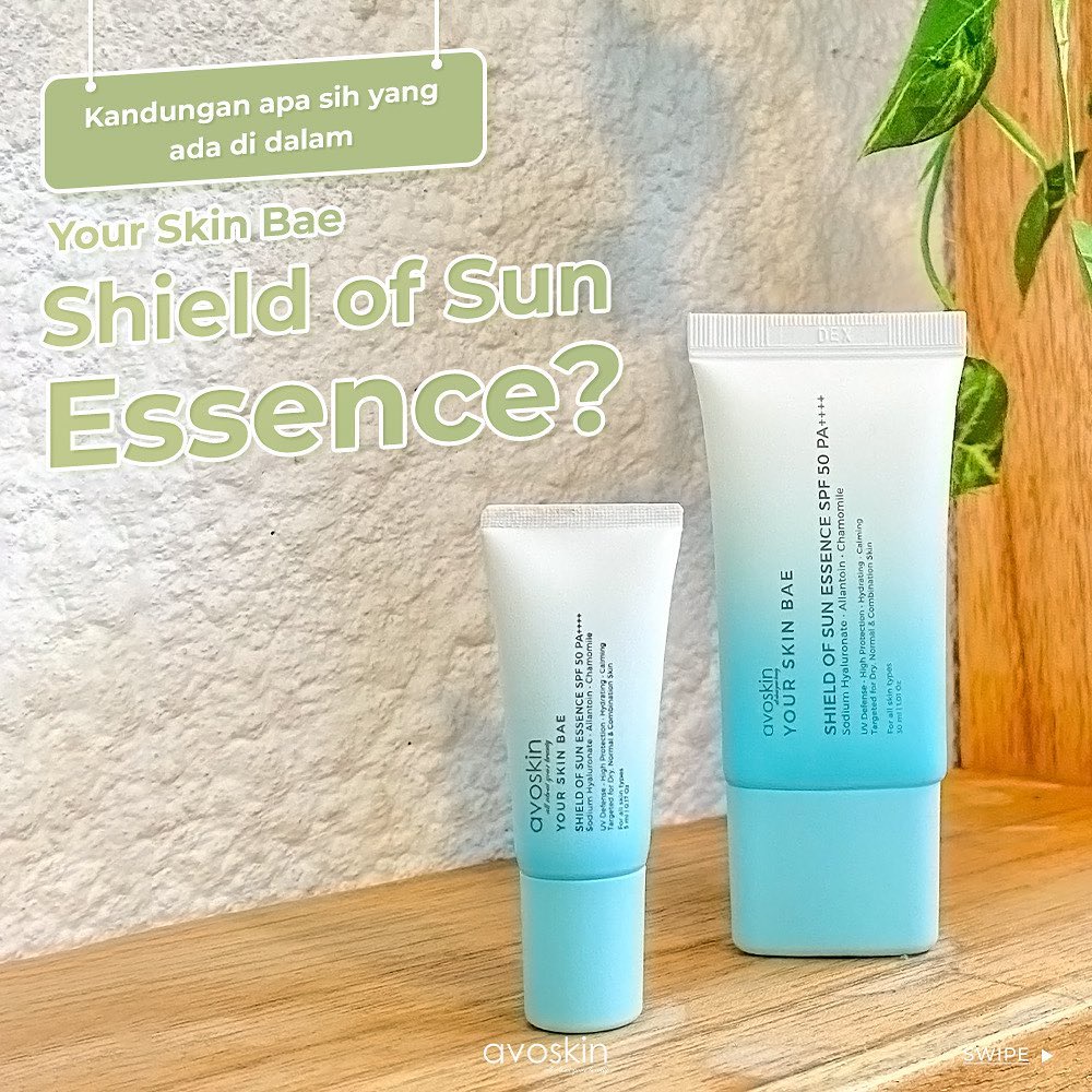 Avoskin YSB Shield Of Sun Essence SPF 50 PA++++ 30ml YSB Sunscreen [EXP 11/2025] Ndk78