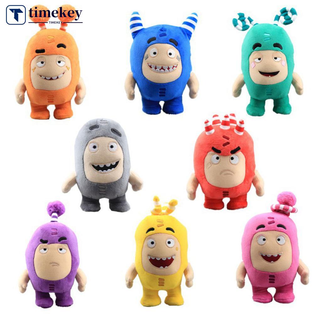 Timekey Mainan Boneka Stuffed Plush Kartun Oddbods 18CM Untuk Dekorasi Mobil M9O5