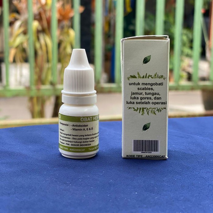 Obat Herbal untuk Kucing, anjing dan kelinci 10ml