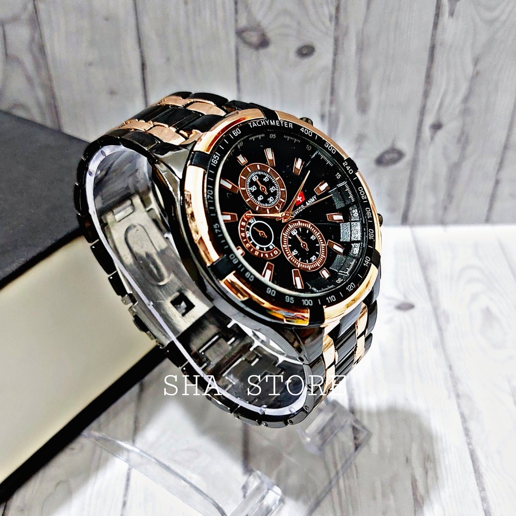 COD !!! JAM TANGAN PRIA TERLARIS///JAM TANGAN PRIA STAINLESS STEEL//JAM TANGAN PRIA TALI RANTAI//GRATIS BATERAI CADANGAN-3