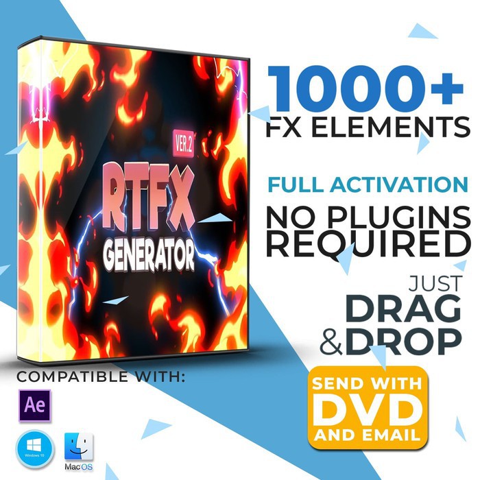 [LIMITED EDITION] 1000+ RTFX Generator Elements 2 After Effects