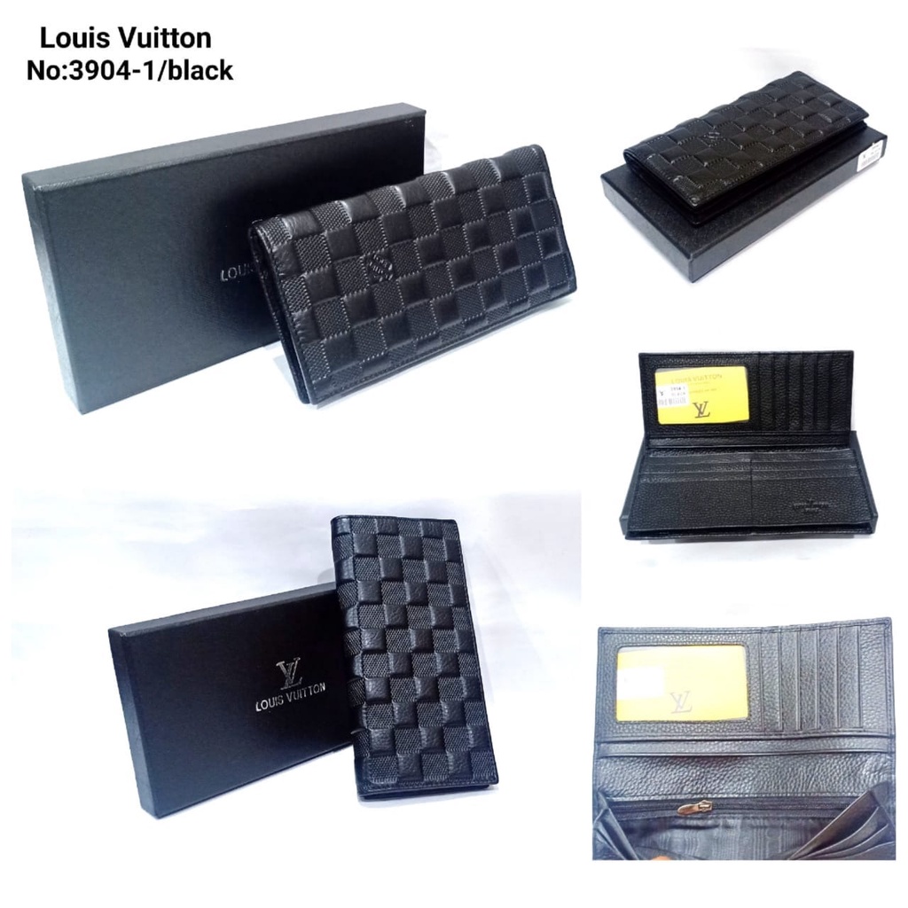 Dompet Panjang Lipat GG Kulit Asli Import