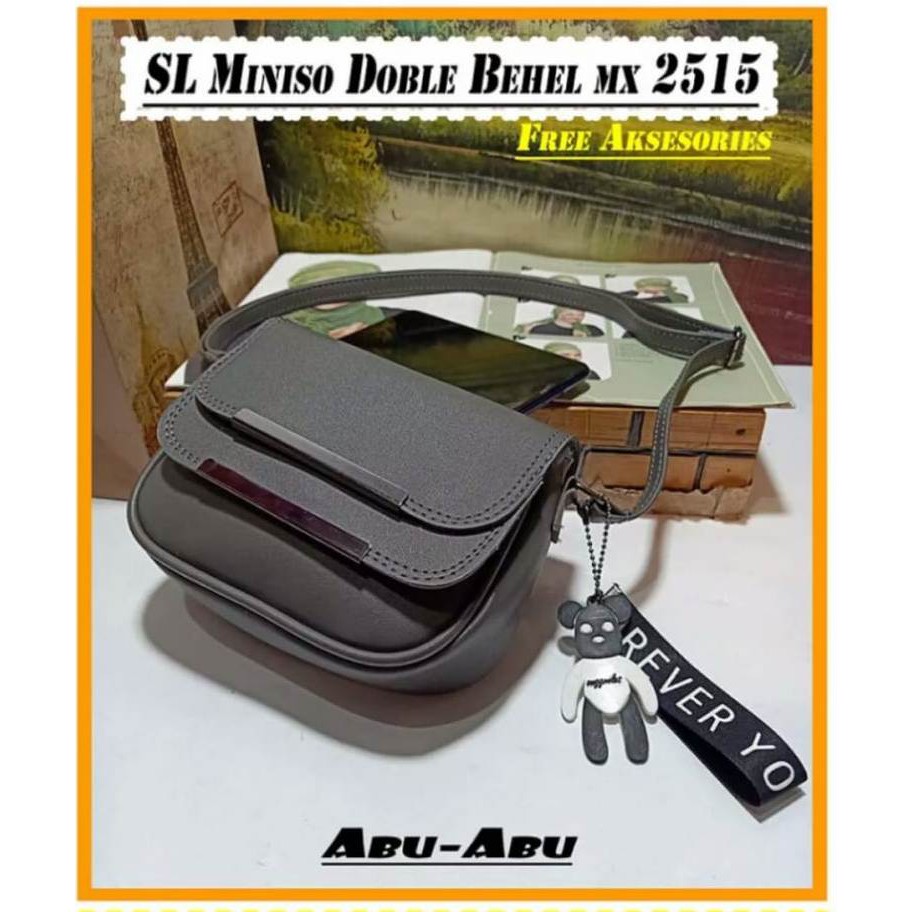 Bayar Di Tempat (COD) / Tas Wanita Model Baru / Slingbag Miniso Double