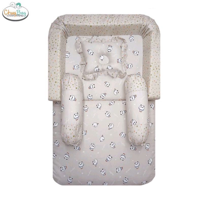 Kasur Bayi Lipat + Kelambu Chugbog Bamboo Series CBK 1007